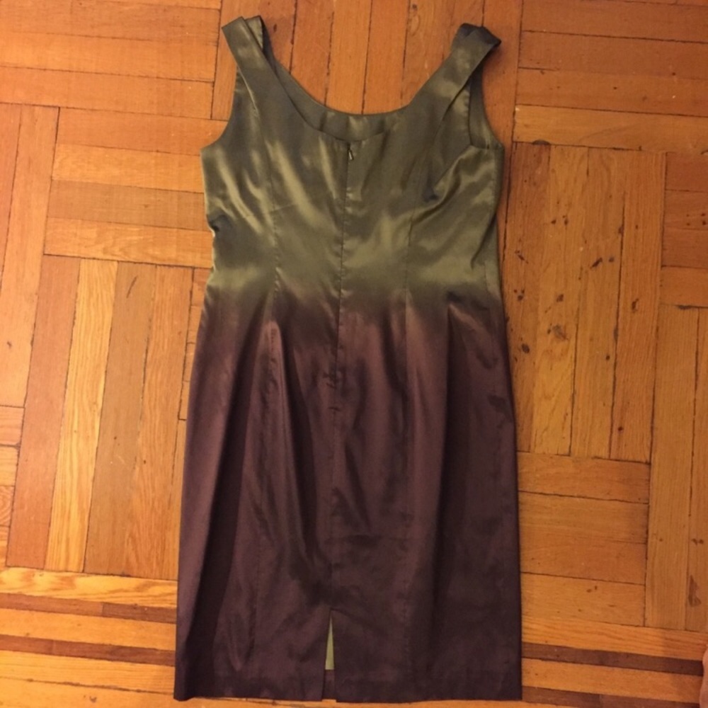 Vintage Designer Green Ombré Shift - Picture 2 of 7